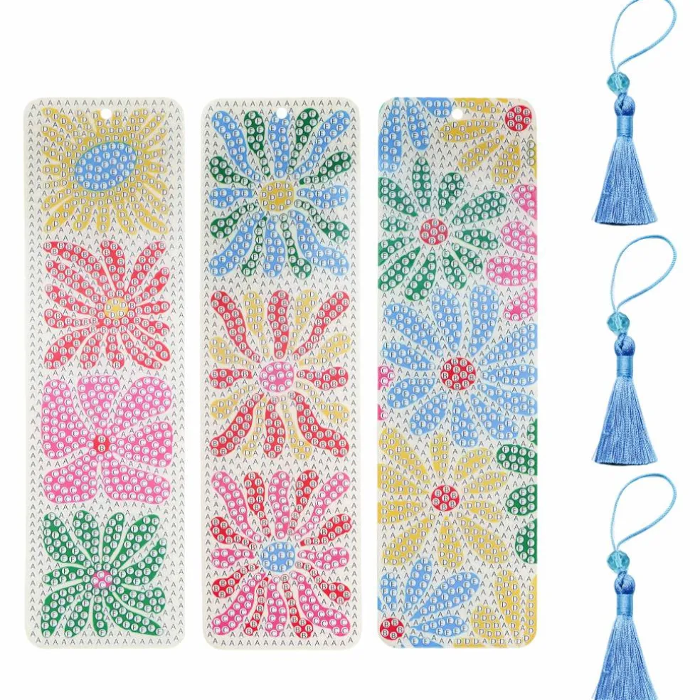 Floral Diamond Art Bookmark Kit by Make Market®