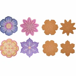 Floral Diamond Art Coaster Kit by Make Market®