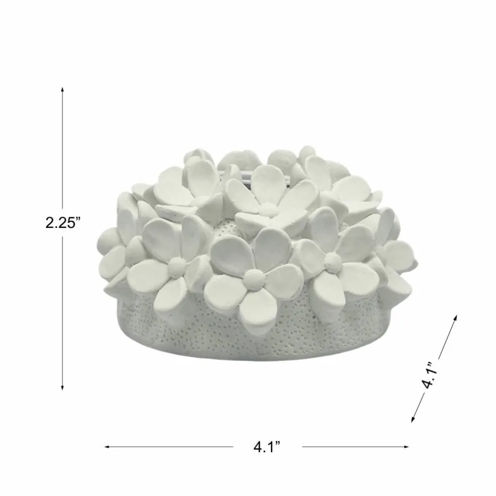 4" Floral DIY Resin Candle Holder by Make Market®