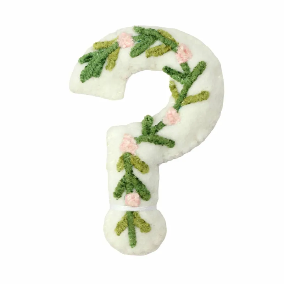 4" Floral Embroidered Puffy Letter by Celebrate It™