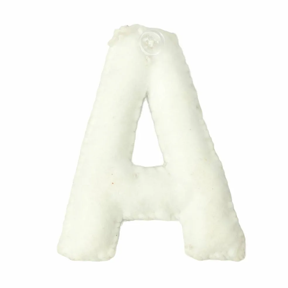 4" Floral Embroidered Puffy Letter by Celebrate It™