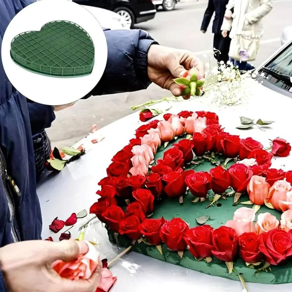 Floral Foam Bricks Heart-Shaped Flower Foam