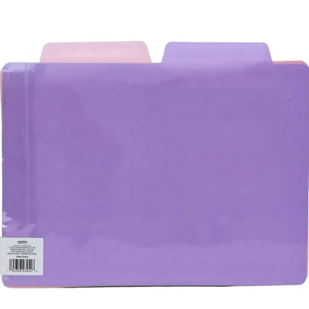 Floral 2-Pack Poly Folder Set