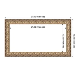 Florentine Gold Framed Dry Erase Magnetic Board