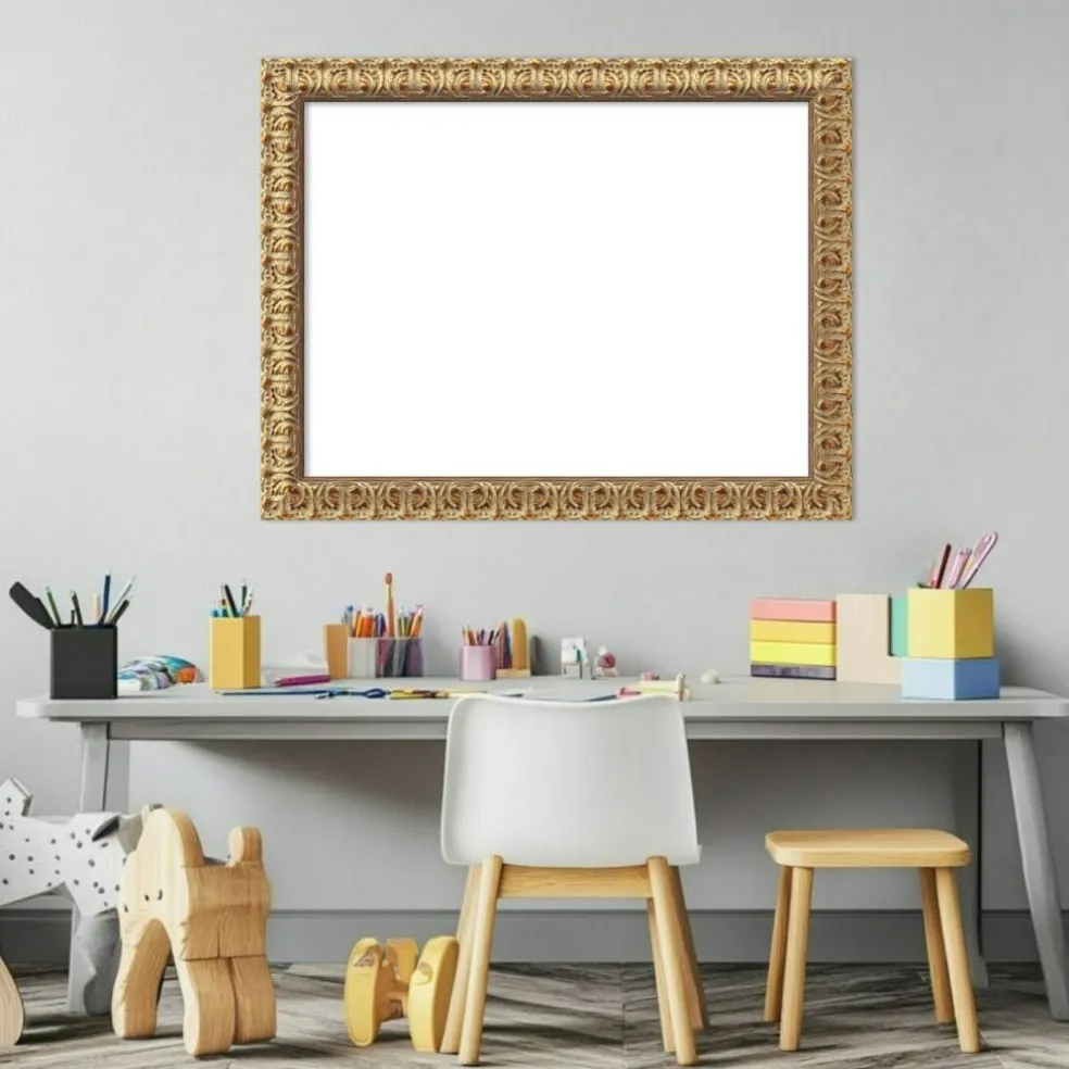 Florentine Gold Framed Dry Erase Magnetic Board