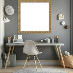 Florentine Gold Framed Dry Erase Magnetic Board