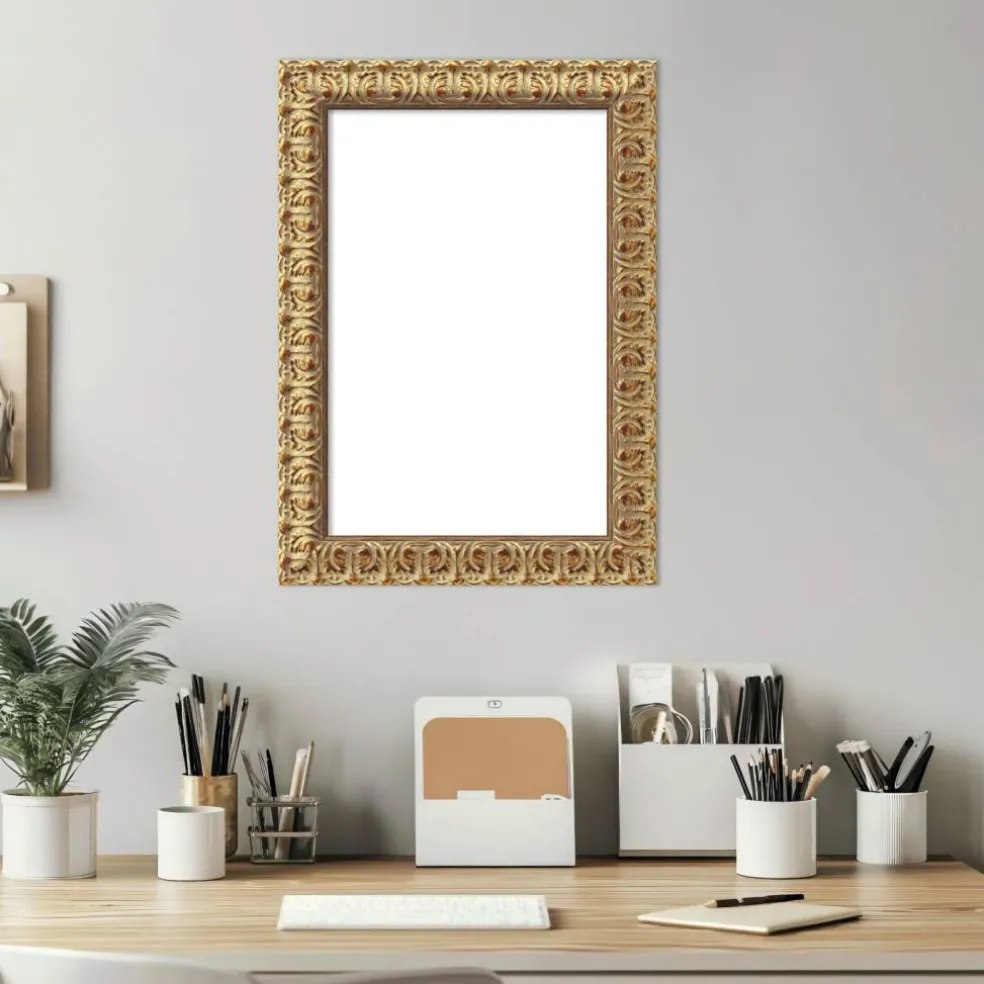 Florentine Gold Framed Dry Erase Magnetic Board