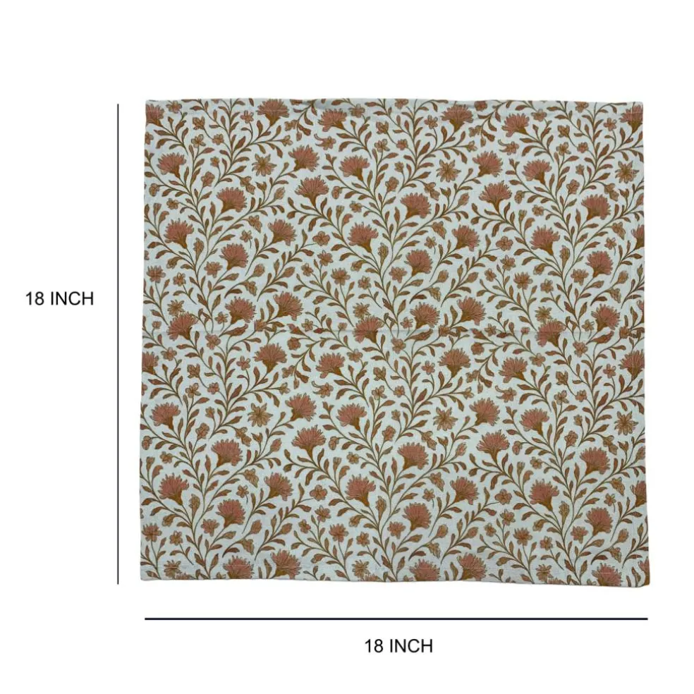 Flower Cotton Napkins, 4ct. by Celebrate It™