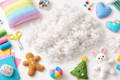 Fluff Fill Polyester Stuffing – 16 oz Premium Fiberfill for Crafts, Pillows & Plush Projects