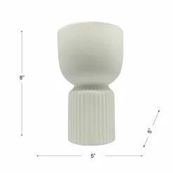 8" Fluted Goblet DIY Ceramic Décor by Make Market®