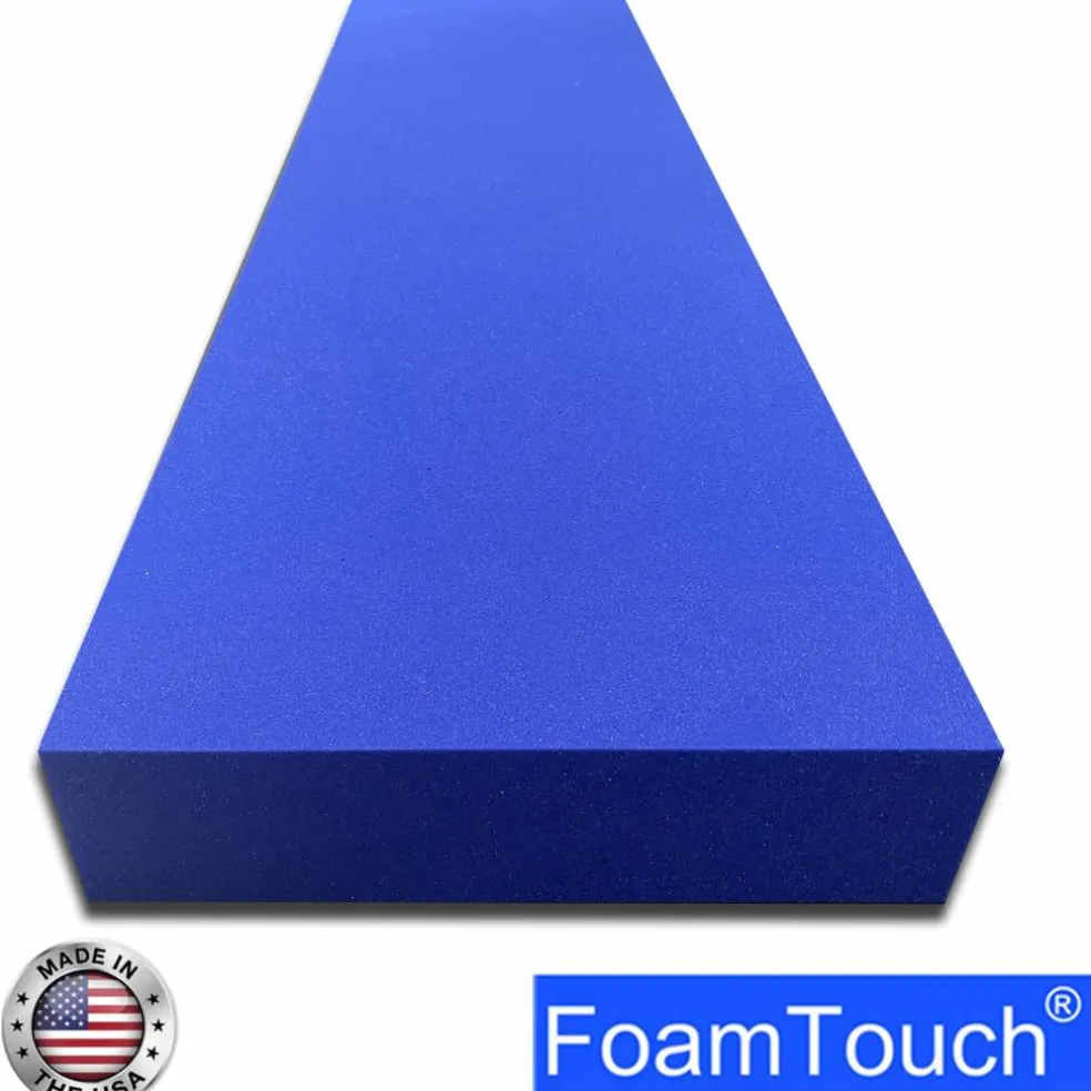 FoamTouch® 1" x 24" x 84" High Density Upholstery Foam