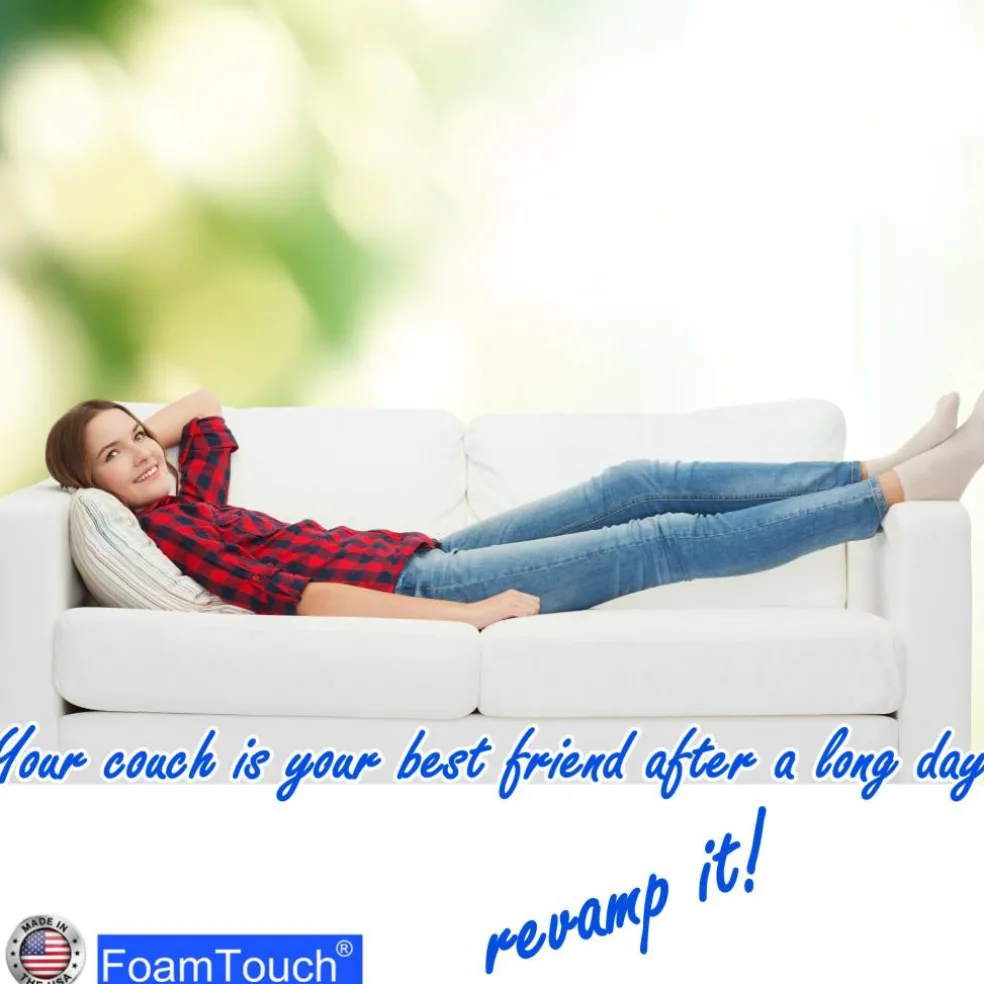 FoamTouch® 2" x 36" x 84" High Density Upholstery Foam