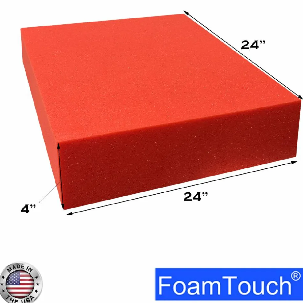 FoamTouch® 4" x 24" x 24" High Density Upholstery Foam