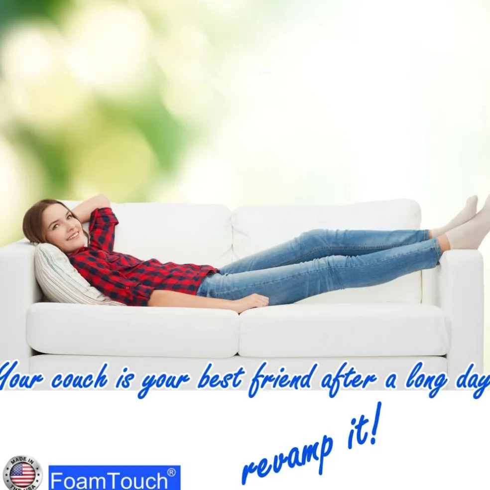 FoamTouch® 3" x 24" x 84" High Density Upholstery Foam