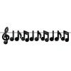 Foil Musical Notes Streamer