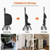 Foldable Stair Climbing Cart 36L Heavy Duty Shopping Hand Truck