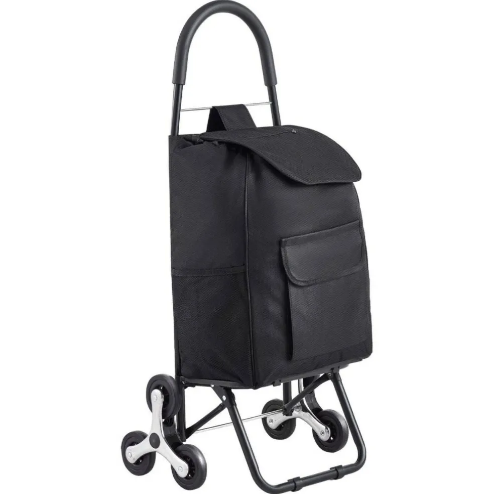 Foldable Stair Climbing Cart 36L Heavy Duty Shopping Hand Truck