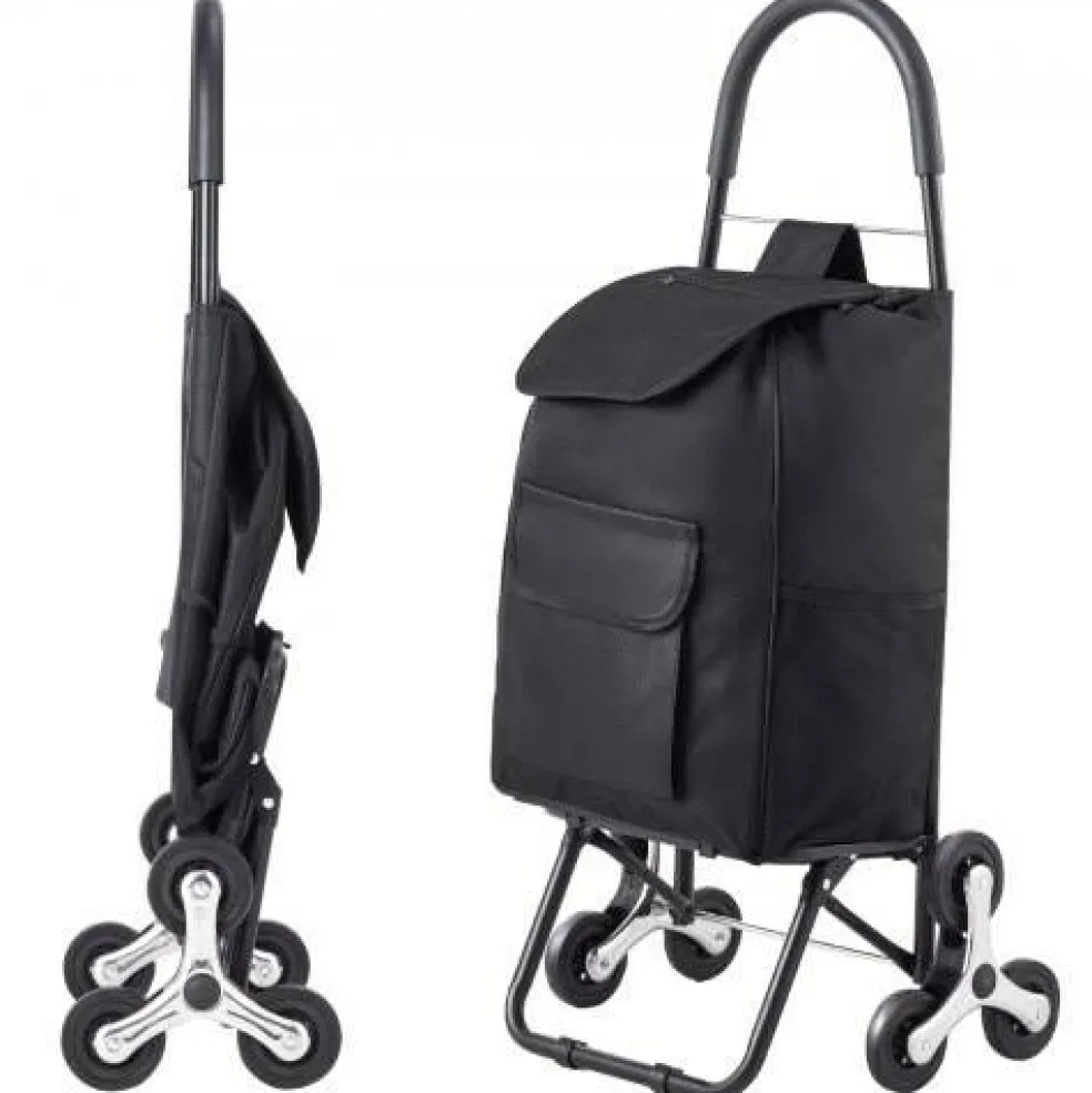 Foldable Stair Climbing Cart 36L Heavy Duty Shopping Hand Truck
