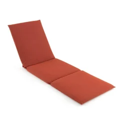 Folding Outdoor Chaise Cushion Pad with Adjustable Fixing Straps