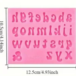 Fondant Lowercase Letter Mold
