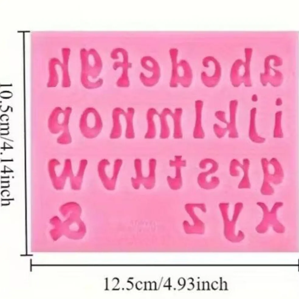 Fondant Lowercase Letter Mold