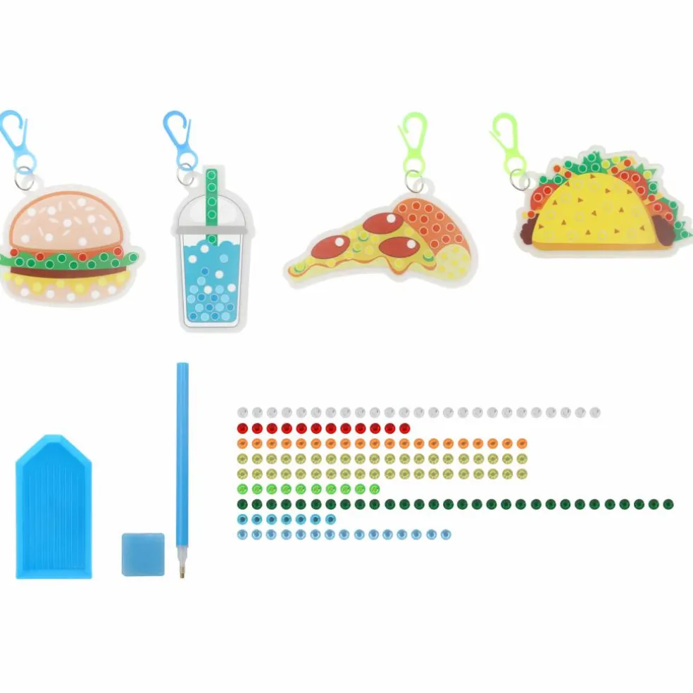 Food Backpack Keychain Diamond Art Kit by Creatology™