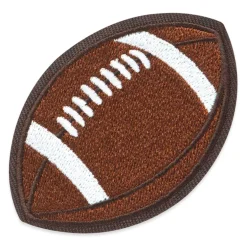 Football Embroidered Iron-On & Adhesive Patch by Make Market®