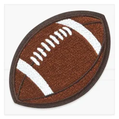 Football Embroidered Iron-On & Adhesive Patch by Make Market®