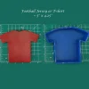 Football Jersey or T-Shirt Silicone freshie Mold
