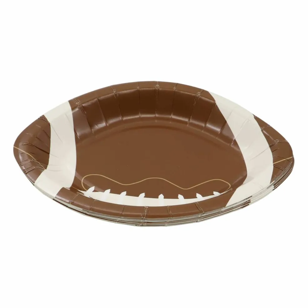 7" Football Shaped Snack Plates, 8ct. by Celebrate It™