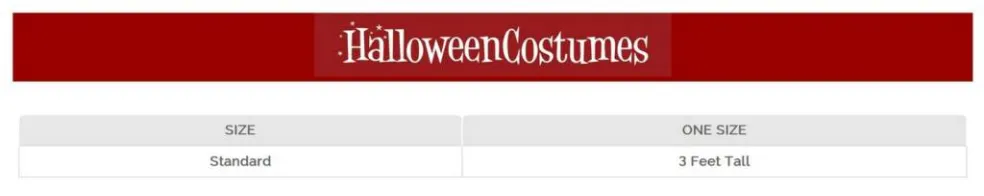 3 Foot Hanging Faceless Ghost Prop