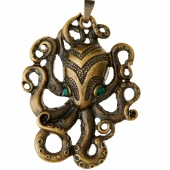 Found Objects™ Antique Brass Octopus Pendant by Bead Landing™
