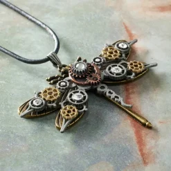 Found Objects Dragonfly Pendant by Bead Landing™