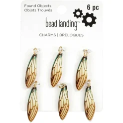 Found Objects Wing Charms by Bead Landing™