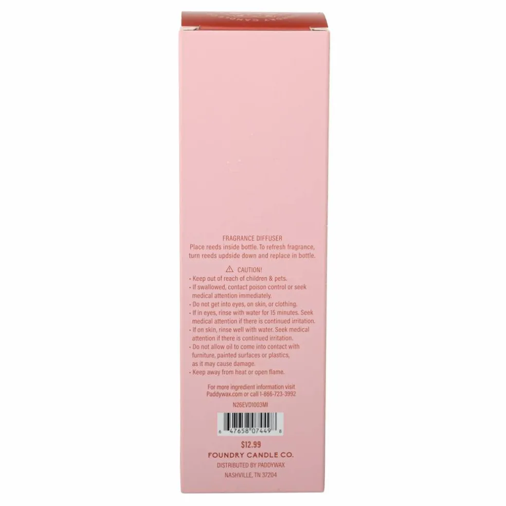 Foundry Candle Co. Rosebud & Cedar Reed Diffuser
