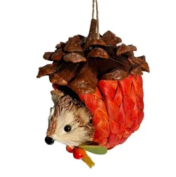 6" Fox in Acorn Decorative Natural Ornament by Ashland®