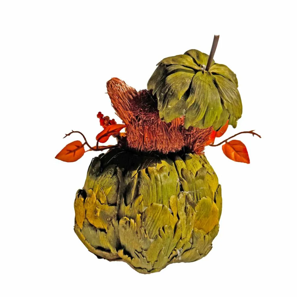 5.5" Fox in Artichoke House Decorative Animal by Ashland®