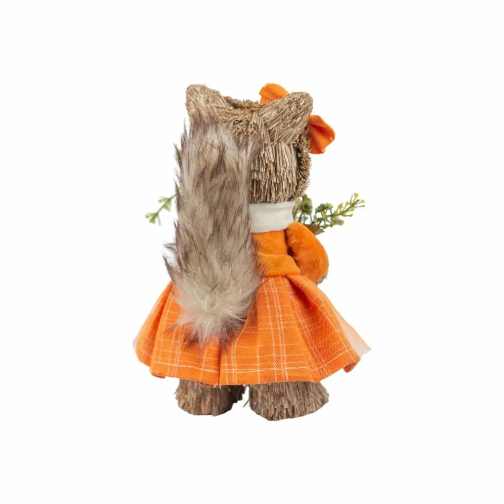 6" Fox in Orange Dress Decorative Animal by Ashland®