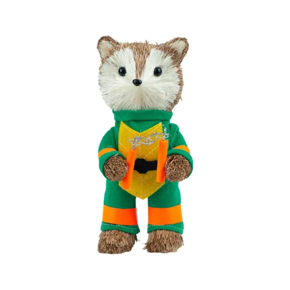 7.5" Fox in Turtle Costume Natural Decorative Animal by Ashland®