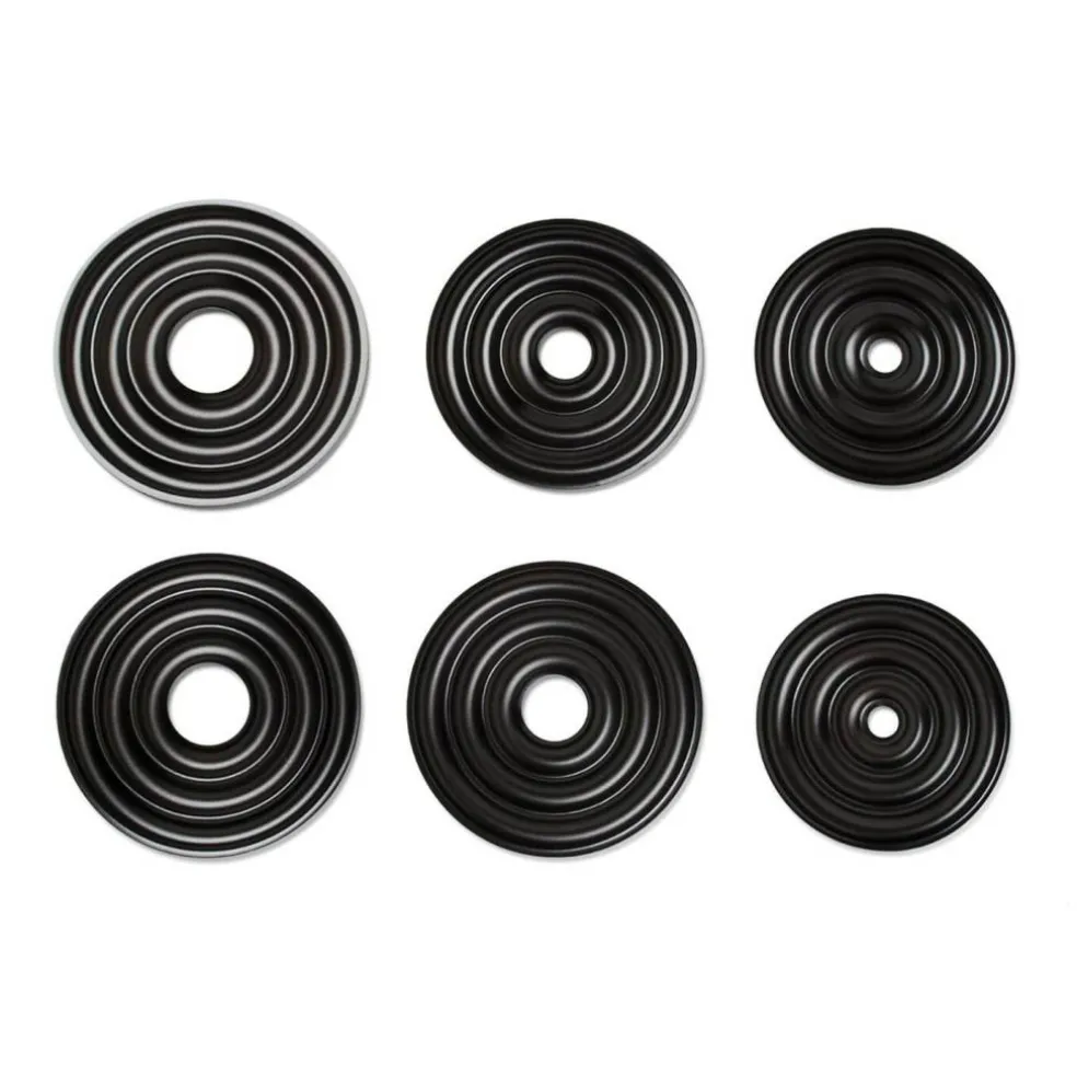 Fox Run Non-Stick Kransekake Mold, 1.75 x 8.75 x 8.75 inches, Black