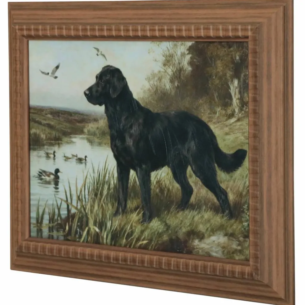 Framed Black Lab Wall Décor by Ashland®