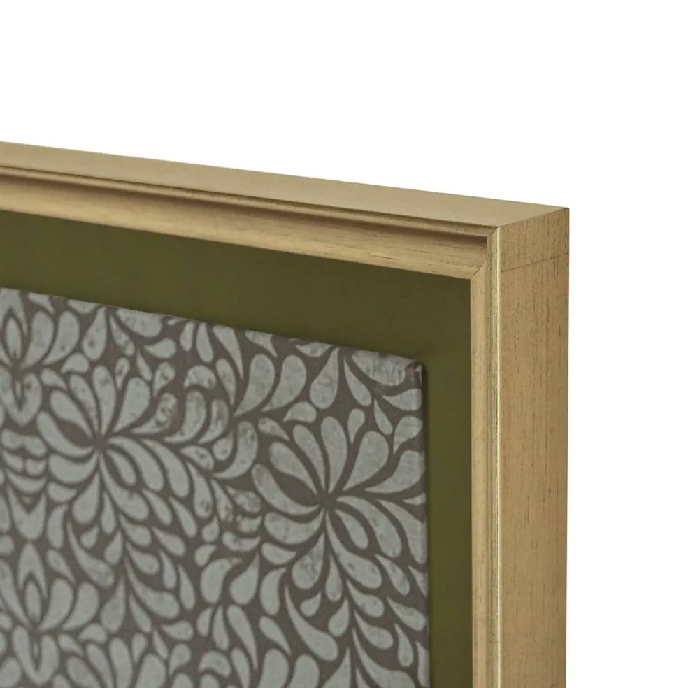 Framed Green Cattle Path Linen Art Wall Décor by Ashland®