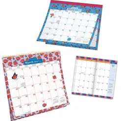 Frida Kahlo OFFICIAL 2027 Gift Collection | Desk Pad & Wire-O Calendar & Pocket Planner | Sticker Sheet | Foil Stamped Cover
