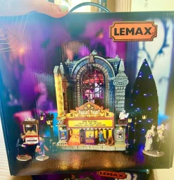 Fright Night Cinema House Set - Lemax Spooky Town