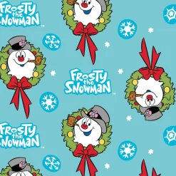 Frosty the Snowmanâ„¢ Toss Cotton Quilting Fabric