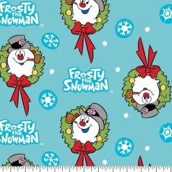 Frosty the Snowman™ Toss Cotton Quilting Fabric