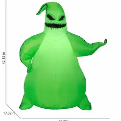 3.5ft. Airblown® Inflatable Halloween Green Oogie Boogie