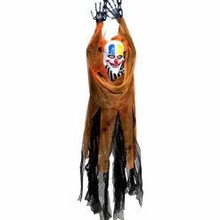3.5ft. Animated Clown with LED Eyes Halloween Decoration