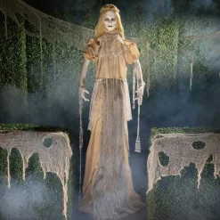 5.6 Ft. Animated Zombie Bride Outdoor Yard Decoration
