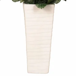 6ft. Artificial Areca Palm Tree in White Decorative Pot